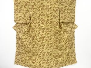 リサイクル　草花に抽象模様小紋着物